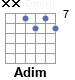 Аккорд Adim