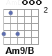 Аккорд Am9/B