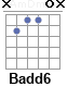 Аккорд Badd6