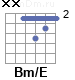Аккорд Bm/E