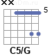 Аккорд C5/G
