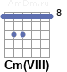 Аккорд Cm(VIII)