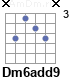 Аккорд Dm6add9