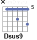 Аккорд Dsus9