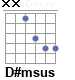 Аккорд D#msus