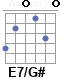 Аккорд E7/G#