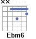 Аккорд Ebm6