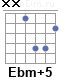 Аккорд Ebm+5
