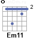 Аккорд Em11