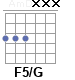 Аккорд F5/G