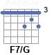 Аккорд F7/G