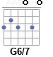 Аккорд G6/7