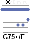 Аккорд G75+/F
