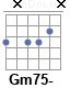 Аккорд Gm75-