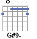 Аккорд G#9-